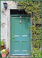 Green door